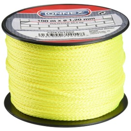 Connex COX781562 Mason's Lacing Cord, Yellow, 1.2 mm x 100 m
