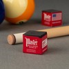 Master Billiard/Pool Cue Chalk Box, 12 Cubes, Black