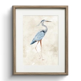 InSimSea Framed Canvas Wall Art with Mat, Modern Art Wall Decor, Bird Illustrations Animal Wall Art, Home Rustic Decor Aesthetic, Bathroom Prints Artwork Pictures Wall Decor, 11x14 Inch