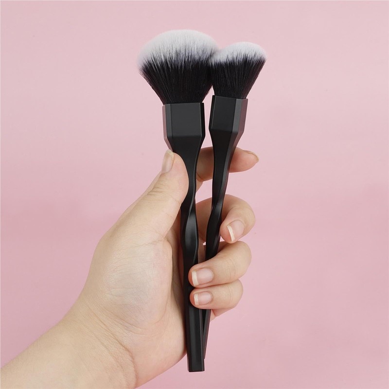 TAFTIWEXN Makeup Brush Set Spiral Handle, Powder Blusher Brush, Mushroom