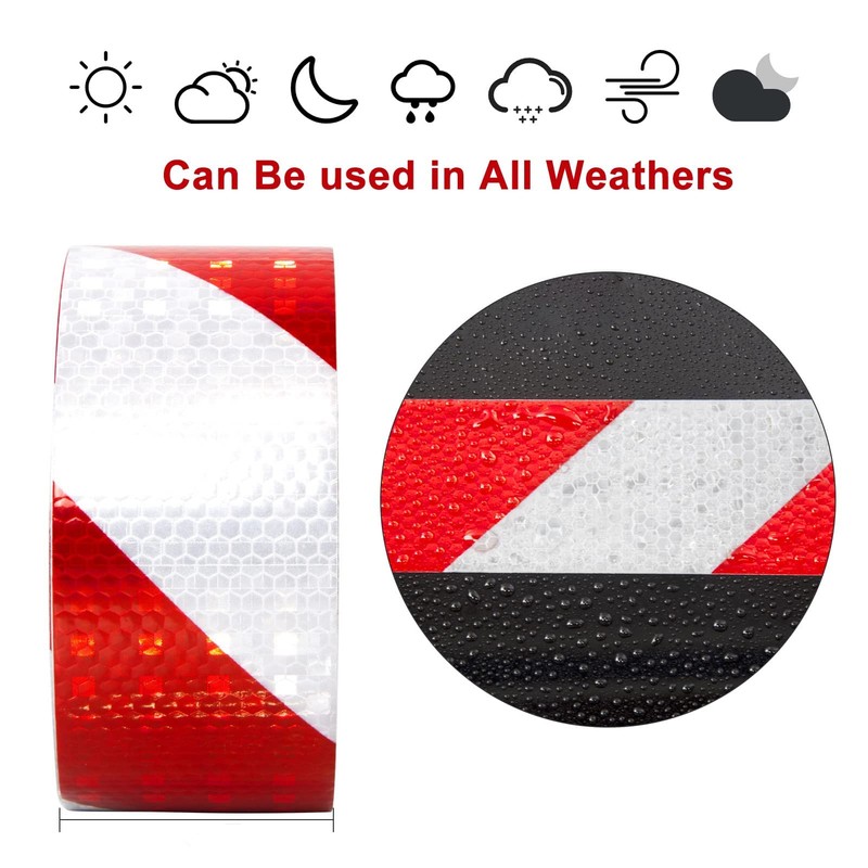 XFXIA Reflective Tape, Waterproof Self Adhesive Dot Reflective Tape Outdoor