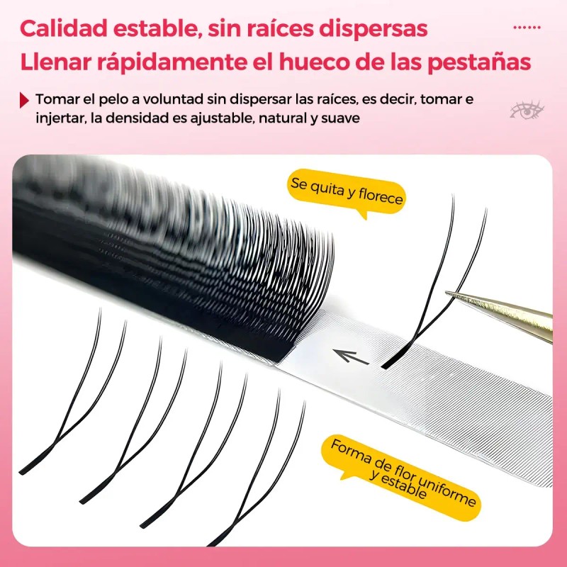 Blister Extensiones De Pestañas Massacaku U-shaped Yy Lash