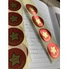 Gold Star Metallic Star Stickers (38mm). Bulk Pack of 120