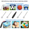 Ball Pump with Needle Storage(Never Lose Pin) Football Pump with