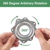 Square Turntable 360 Degree Lazy Susan Ball Bearing Swivel Plate