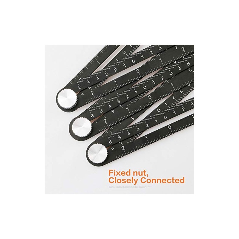 Multi Angle Measuring Ruler, 12-sides Ruler Hole Locator Aluminum Alloy