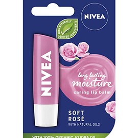 Nivea Lip Soft Rose Blister Pack of 3