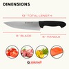 Jakmell Kitchenware 8 inch Chef's Knife, Stainless Steel Large Kitchen