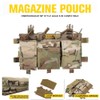 EMERSONGEAR Tactical Magazine Pouch,Mag Pouch with Utility Pouch, Tactical Vest