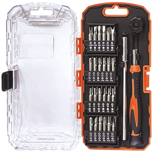 BOLTWORK Screwdriver Set 50pc Precision Bit Set, CRV High Grade Steel, Professional & D.I.Y Use, 1% of Sale Value Will Be Donated to Hospital Sheffield