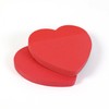 Evergreen Goods 12 Pads Red Heart Shaped Sticky Post Notes