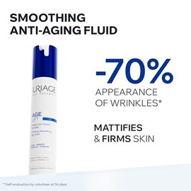 Uriage Age Lift Fluido Antiedad Rostro y Cuello con Retinol y Ácido Hialurónico 40ml - Reduce las Arrugas, Matifica y Reafirma la Piel. No graso y no 