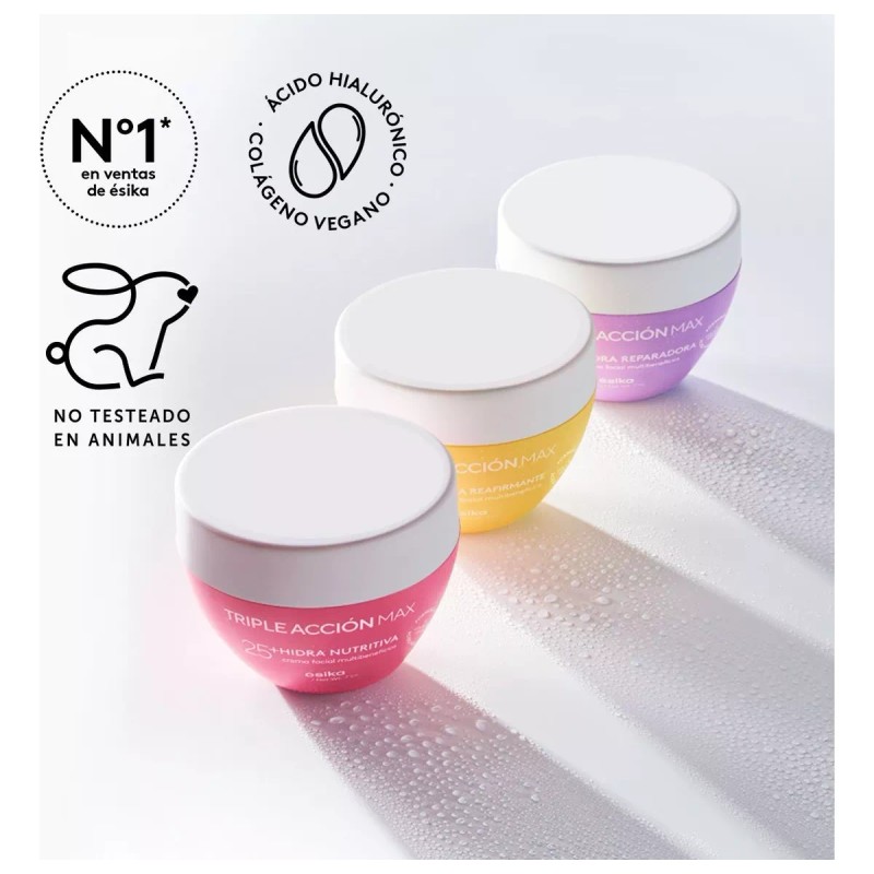 Ésika Triple Acción Max 40+ Hidra Reafirmante 200g Ésika