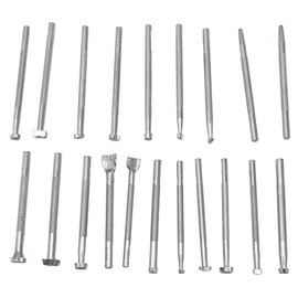 Zreneyfex 20 Pcs Leather Stamping Tools Special Shape Different Patterns for Carving Craft Leather Working Professional