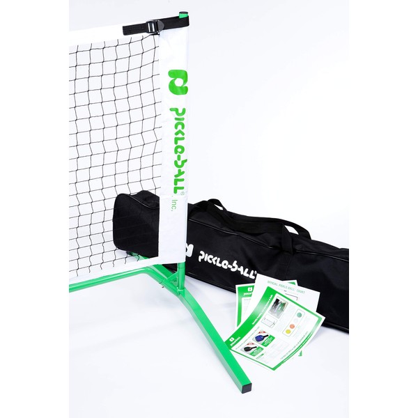 3.0 Portable Pickleball Net System (Set Includes Metal Frame and Net in Carry Bag) | Durable and Easy to Assemble