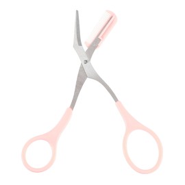 VOCOSTE Eyebrow Scissors, Eyebrow Cut, Comes with a Comb, Removable, Eyebrow Scissors, Unisex, For Beginners, For Shaping, Eyebrow Trimming, Cherry Blossom