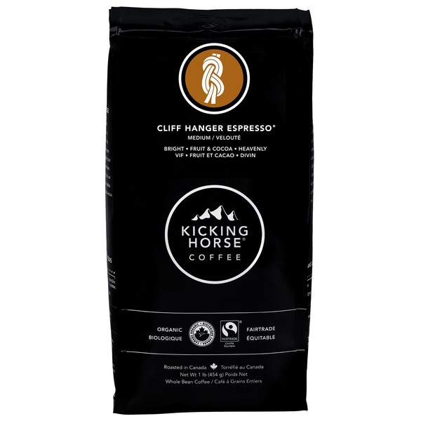 KICKING HORSE COFFEE Organic Cliff Hanger Espresso, 454 GR