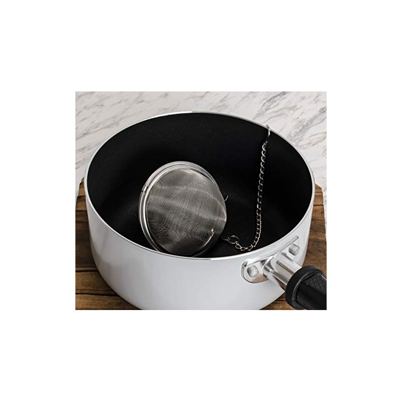 Suncraft BS-221 Misai Naka Ball Tea Strainer, Made in Japan