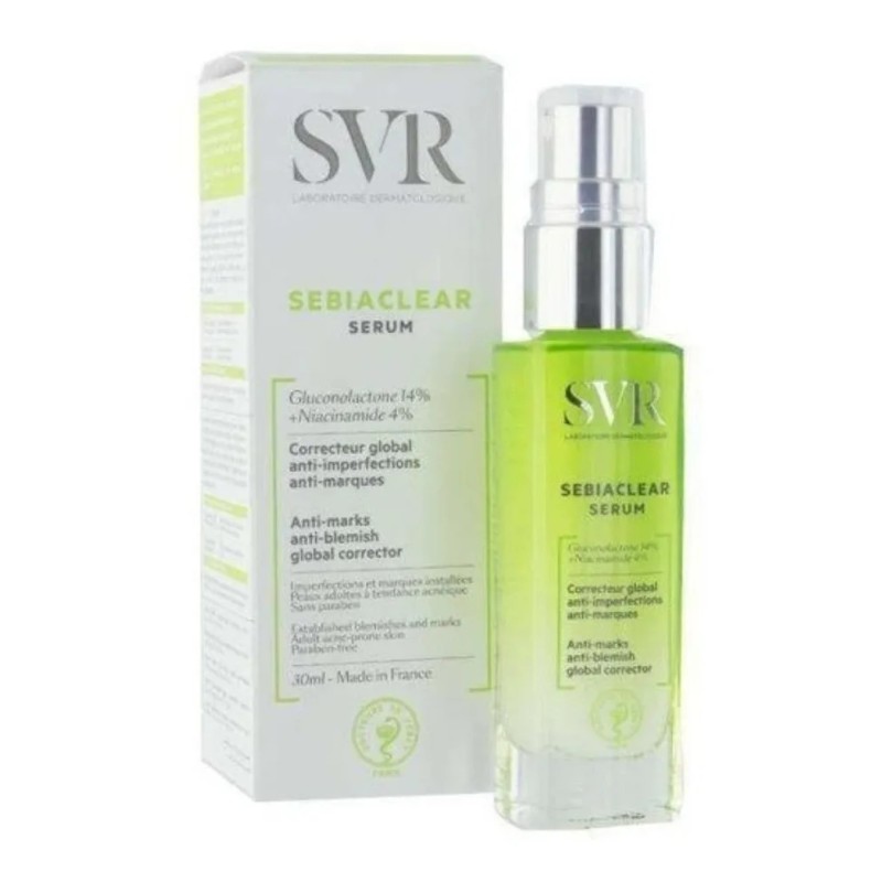 Sérum SVR Sebiaclear Niacinamida Antiacné Piel Grasa 30ml