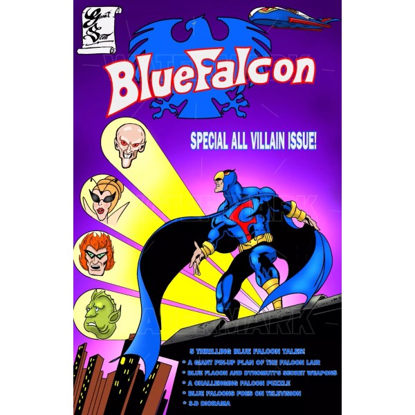 Blue Falcon Original 'All Villain Issue" 11 X 17 Poster