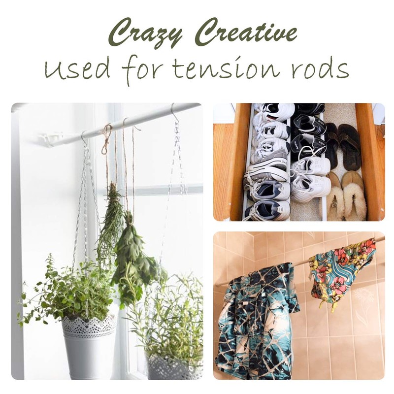 12 Pack Tension Rods for Windows 28 to 48 Inch