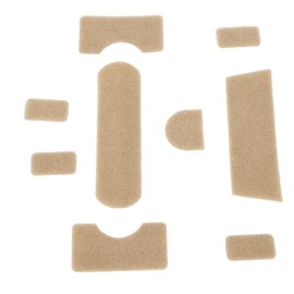 Moofey 9pcs Helmet Sticker, Thickened Back Sticker Strong Adhesive for DIY Training Helmet