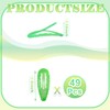 49 Pcs Glitter Teardrop Hair Clips for Women and Girls