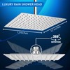 Voolan Rain Shower Head - High Flow Large Rainfall Shower
