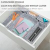 MOPLA Pack of 8 Felt Drawer Organiser System, Felt Basket