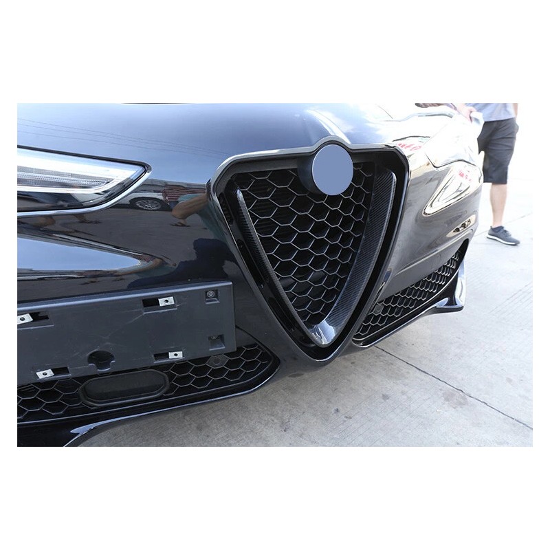 car-attention For 2017-2024 Alfa Romeo Stelvio Real Carbon Fiber V