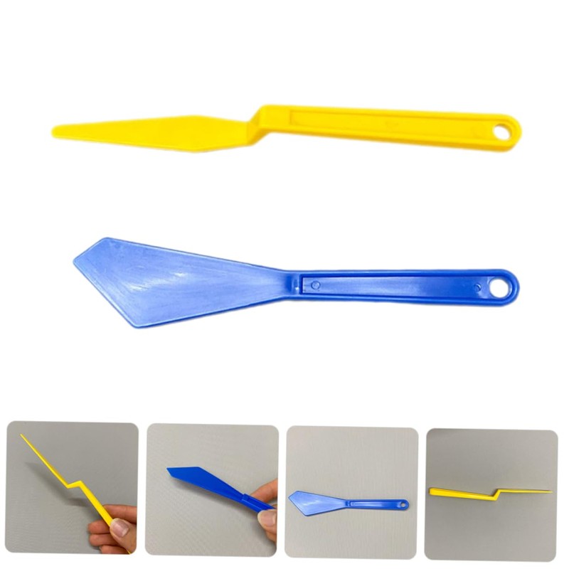 Gatuida 2pcs Car Vinyl Squeegees Lightweight Tint Film Scrapers for