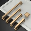 Asidrama 20 Pack 7.5 Inch(192mm) Champagne Bronze Kitchen Cabinet Handles,Brushed