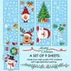Christmas Window Clings 245pcs Christmas Decals Reusable Double Sided Printed
