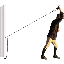 BB-Bands Sports Exercise Baseball/Softball Training Aid Pitching Arm Strength Quarterback Warmup Stretching Resistance Bands j (Black, Adult)