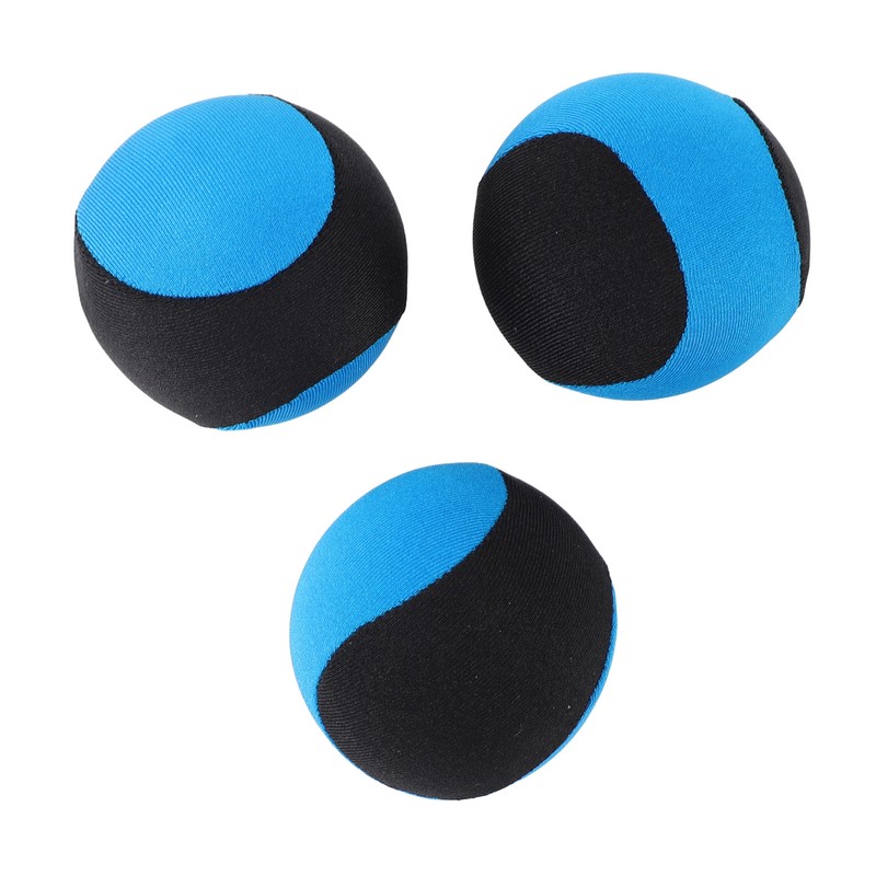 3Pcs Water Bouncing Balls Durable Rubber Water Skipping Balls Grip