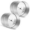 2 Pcs 4 Inch Draft Blocker Backdraft Damper Duct Draft