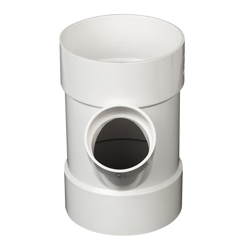 4"X4"X2" PVC 45 Degree Wye DWV Sanitary Reducer Y-TEE Street