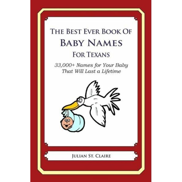 The Best Ever Book Of Baby Names For Texans: 33,000+