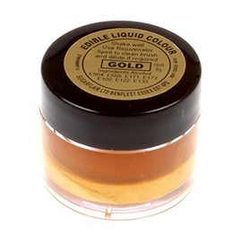 Sugarcraft Sugarflair Edible Liquid Gold Paint 8g