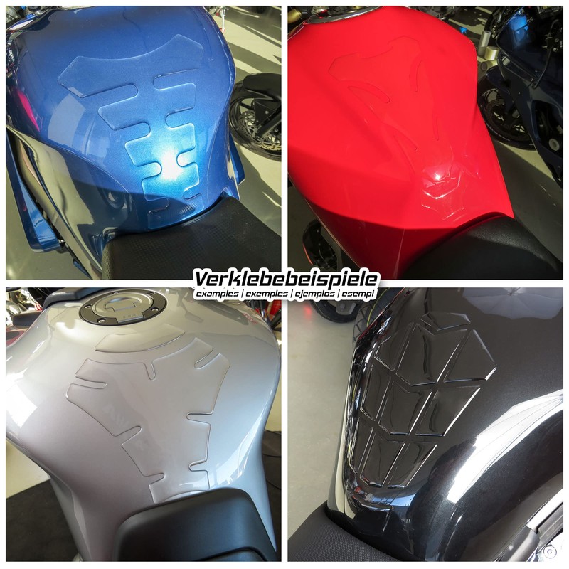 Tank Pad Small Motorcycle Paint Protection Sticker Transparent X503307VE