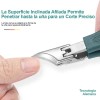 3pcs Cortaúñas Biselado Pico Águila Super Afilado Alicates