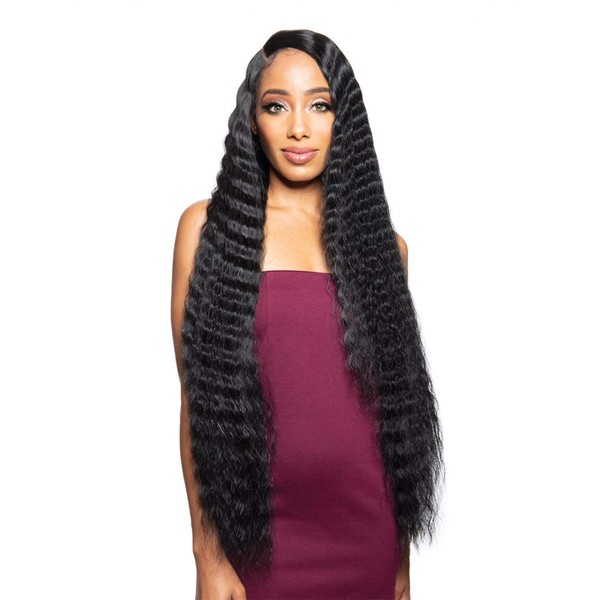 Zury Sis Beyond Synthetic Hair Lace Front Wig - BYD LACE H CRIMP 34 (1 Jet Black)