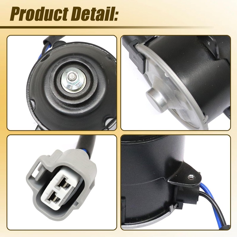 GXARTS Radiator Cooling Fan Motor Driver Side Replace 16363-50030 Compatible