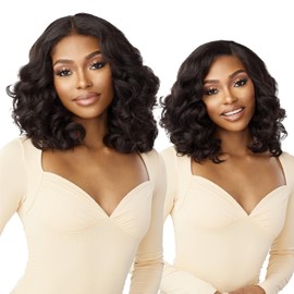 Sensationnel Cloud 9 What Lace 13X6 Lace Frontal Wig - Samira (Color : 1 Jet Black)
