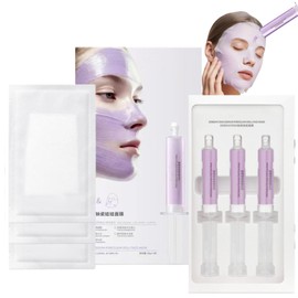 DNA Sodium Face Masks Skincare Set – Porcelain Skin Hydrating Sheet Mask with Hyaluronic Acid & Collagen – Brightening, Firming & Pore Refining Facial Mask for Smooth Radiant Skin