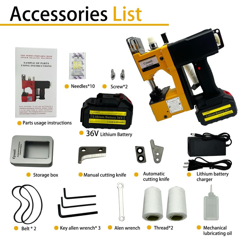 Bag Sewing Machine-Portable Battery Handheld Cordless Bag Sewing Machine,Automatic Bag