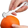 2 Pack, Stainless Steel Orange Peeler Knife – Multi-Functional Citrus