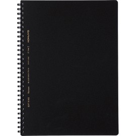 Kokuyo Soft Ring Notebook, Business, 70 Sheets, blk