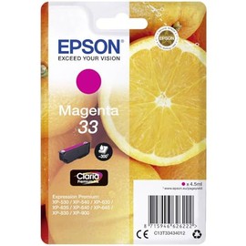 Epson Original 33 ink orange, XP-530 XP-630 XP-635 XP-830 XP-540 XP-640 XP-645 XP-900 XP-7100