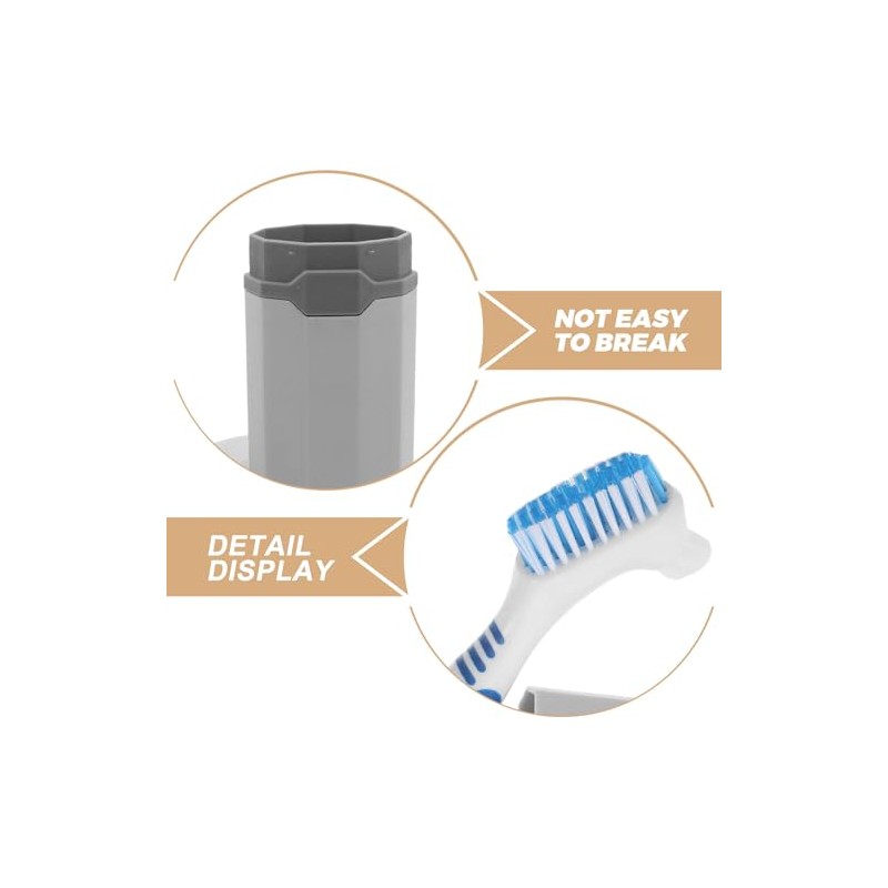 Beaupretty Cepillo de Limpieza para Retenedores y Contenedor de Aparatos
